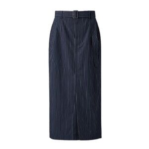 Uniqlo C Belted Narrow Skirt | Striped